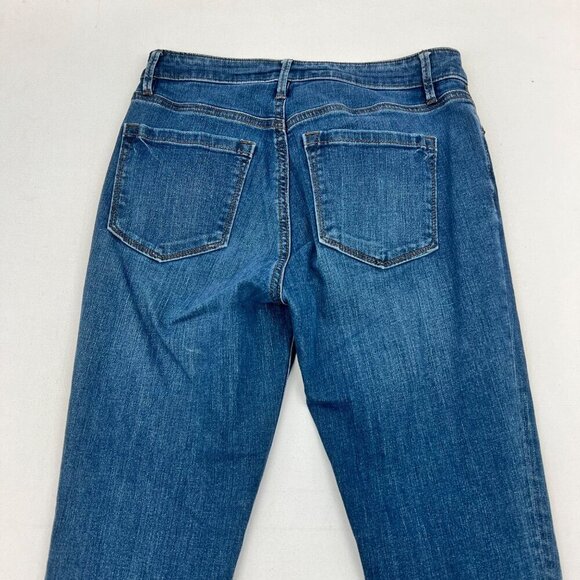 Ann Taylor Loft Womens Curvy Skinny Ankle Jeans Mid Rise Size 2/26 - Picture 6 of 9